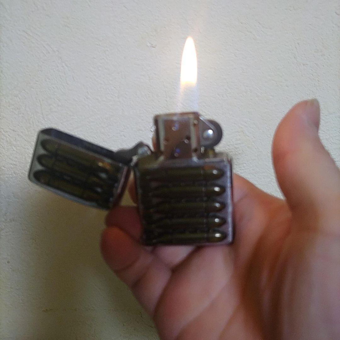 ジッポー　弾丸　魚雷　オイルライター　メタル貼り_画像8