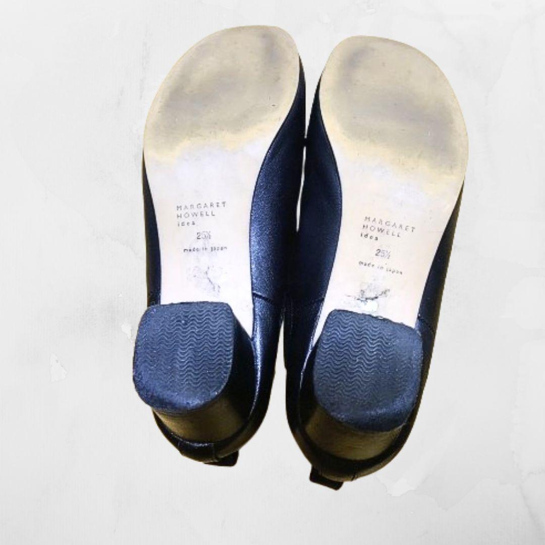 MARGARET HOWELL idea サイドゴアショートブーツ　25.5 黒_画像8