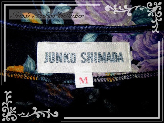 ☆☆ジュンコシマダ パイピングデザイン フラワーモチーフ ジャケット_画像4