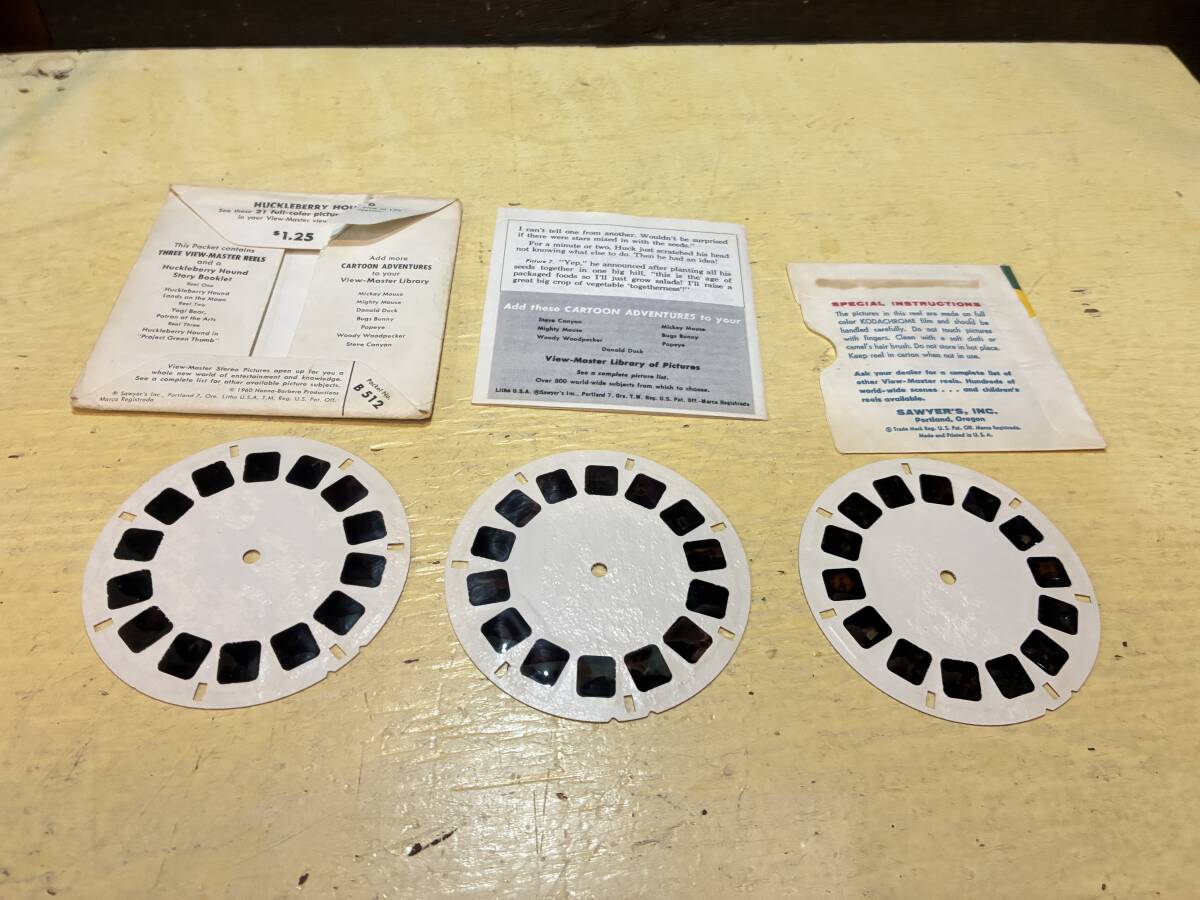 ビューマスター　リール　珍犬ハックル　クマゴロー　ハンナバーベラ_画像2