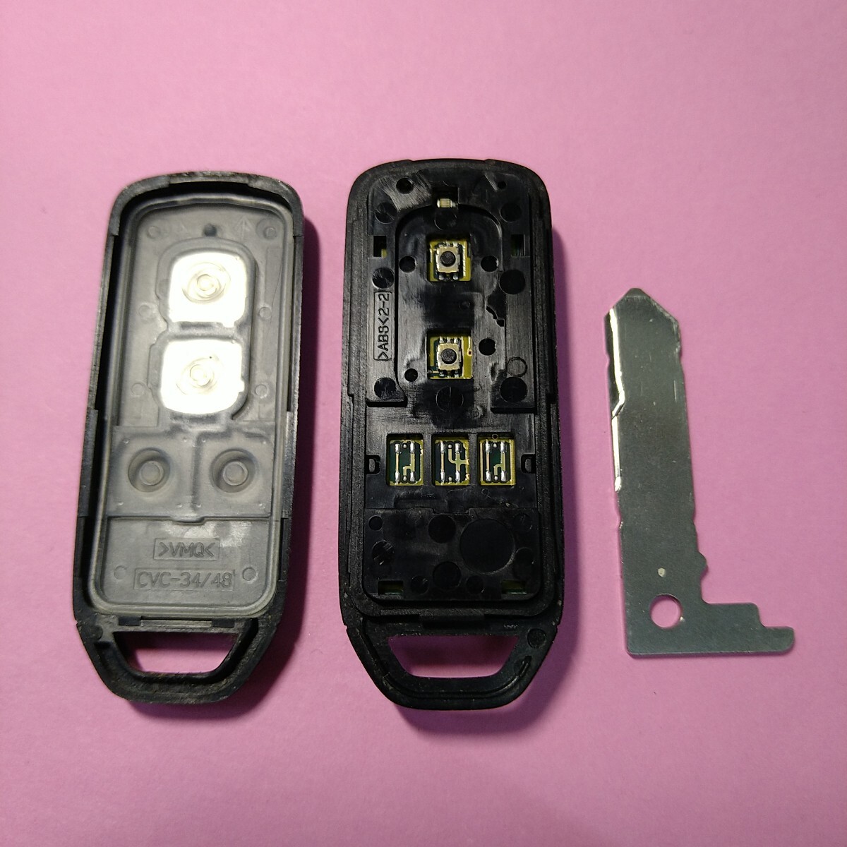 ★ホンダ N-BOX SLASH JF1 JF2 2B スマートキー キーレス 2つボタン★007YUUL0754 N-WGN N-ONE★車両にて確認済 _画像3