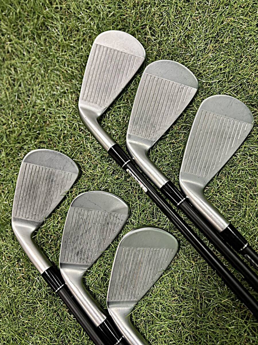 スリクソンシリーズ一番の飛びモデル！SRIXON ZXi4アイアン　5-PWの6本組　Diamana ZXi70-S　中古_画像3