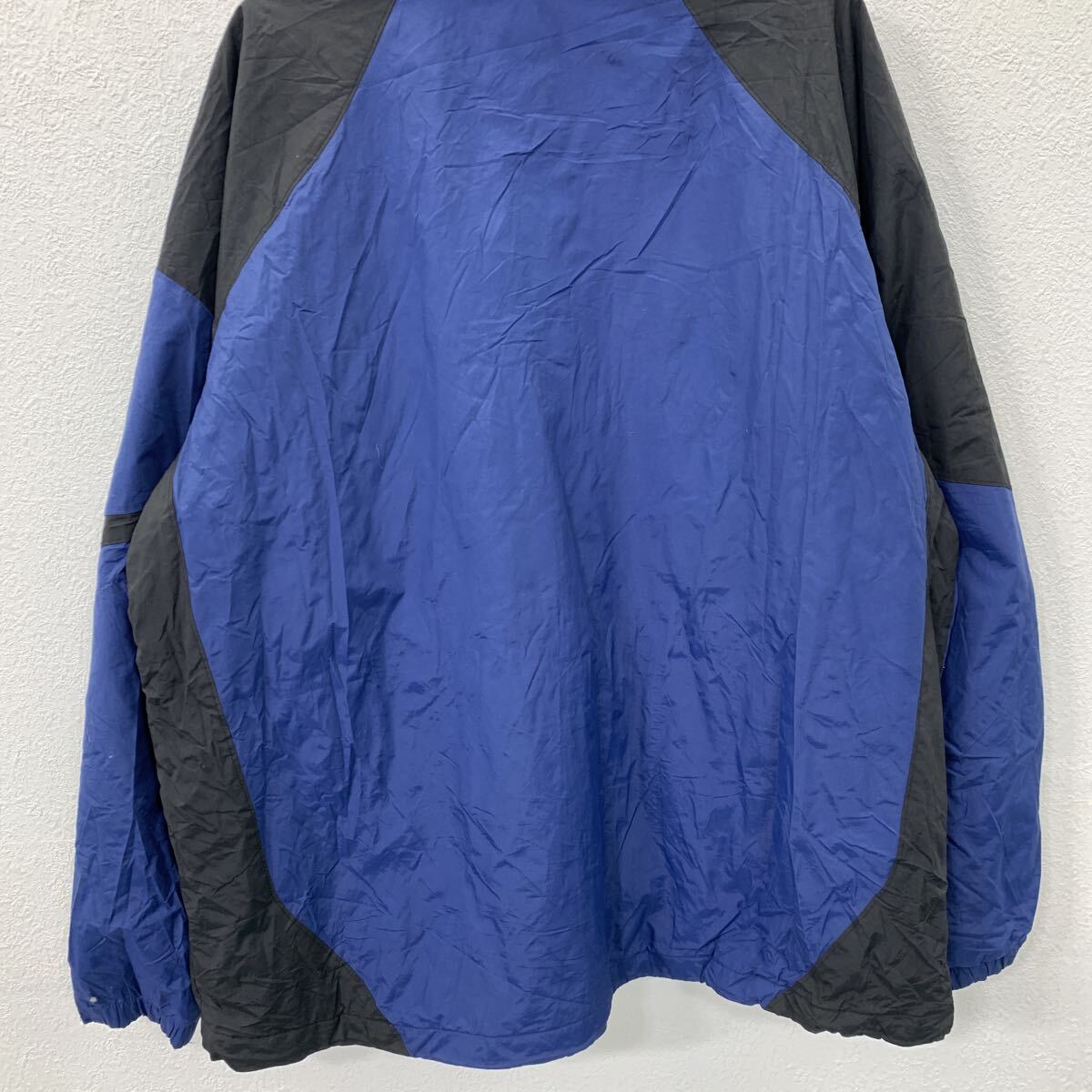 Columbia マウンテンパーカー 2XL ブルー×ブラック コロンビア ジップアップ アウトドア ボリュームネック フードイン 冬物 a711-6044_画像8