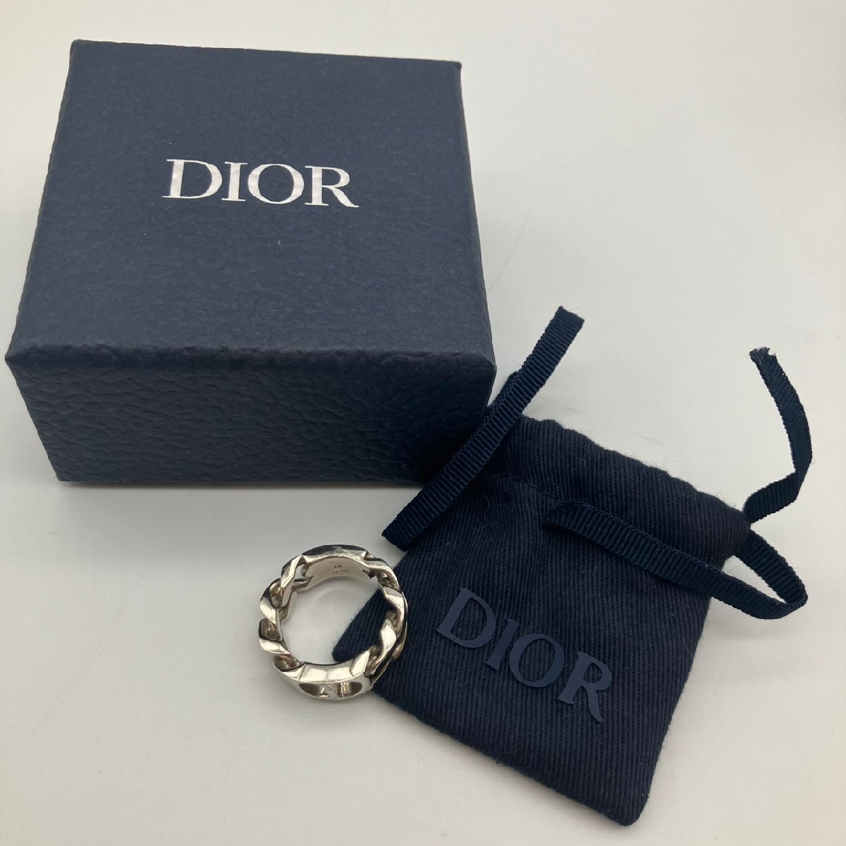 ◆ DIOR / ディオール CDリング Ag925 指輪 20号 アクセサリー ブランド 中古 ai KBS_画像9