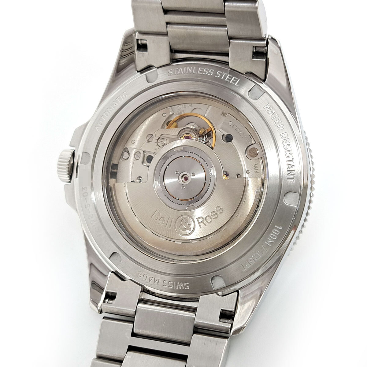 ベル＆ロス BRV2-92 ミリタリー BRV2-92-S 自動巻き ステンレススティール メンズ Bell＆Ross 中古 【時計】_画像5