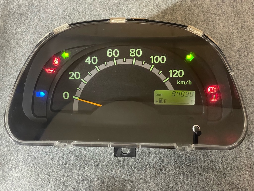 *88完全送料無料! 走行94090キロ 下取り必須 修理済品 キャリィ34100-67H01 67H03 H00　H02 LE-DA63T スクラム LE-DG63T 前期 メーターASSY_画像6