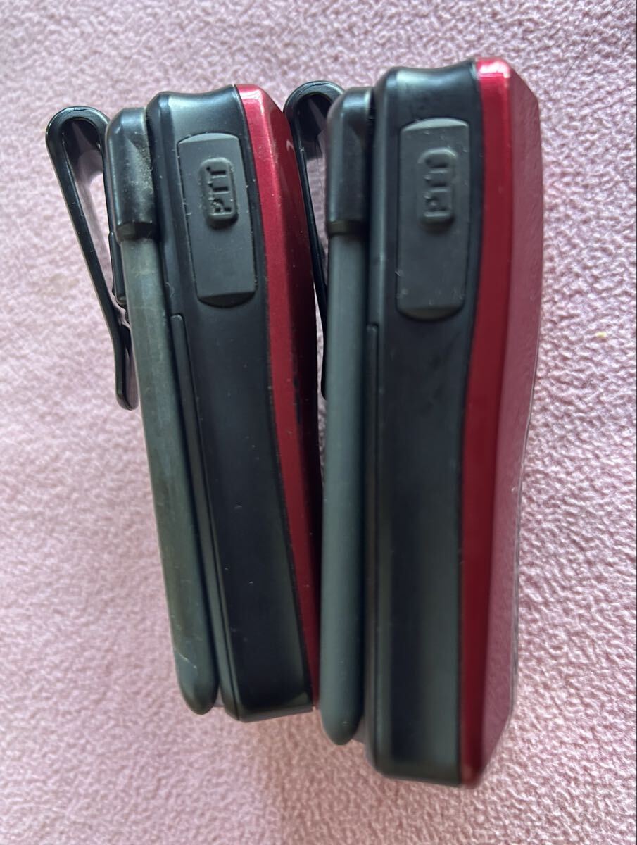 KENWOOD UBZ-LP20 トランシーバー レッド☆中古動作品_画像5