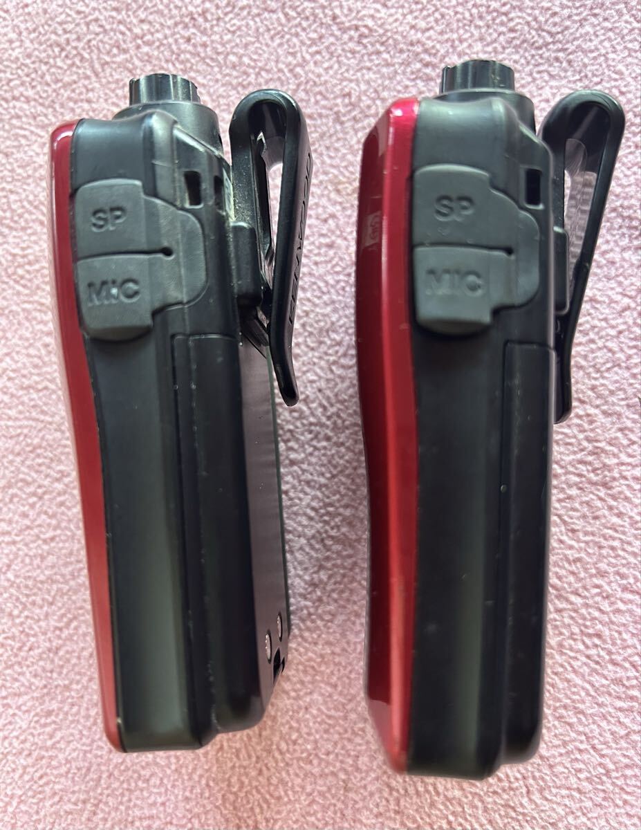 KENWOOD UBZ-LP20 トランシーバー レッド☆中古動作品_画像4