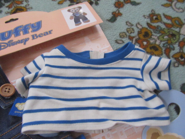 USED美品東京ディズニーシー購入ダッフィーおきがえ服2点セットコスチューム激安100円～_画像7