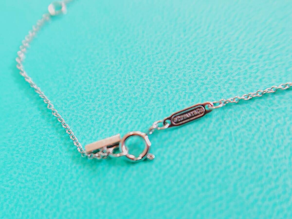 ☆TIFFANY☆￥34万 未使用 ☆ スマイル ダイヤ＆18Kホワイトゴールドペンダント_画像9