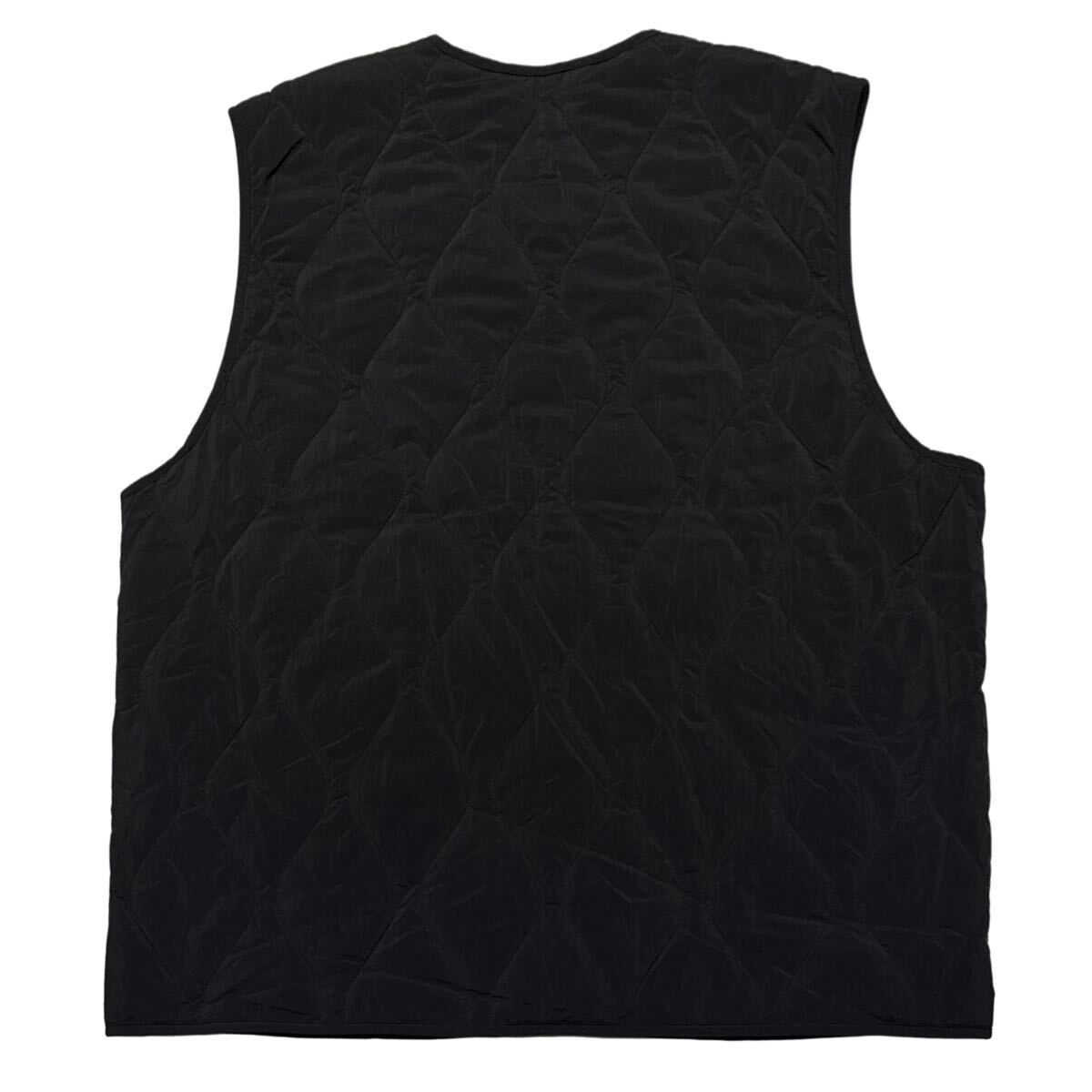 GU ジーユー ヒートパデッドキルティングベスト ブラック XL_画像2