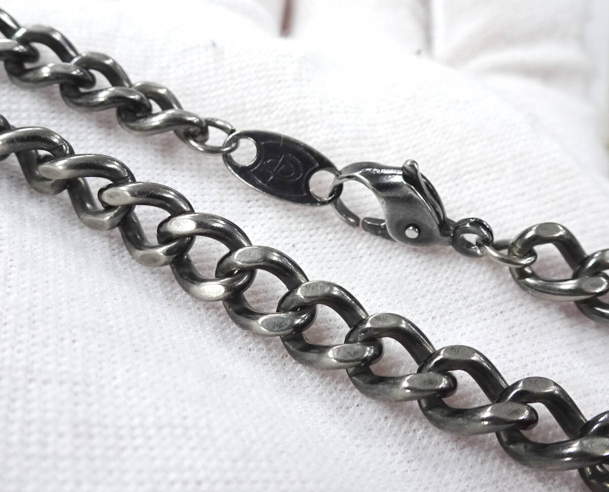 ファイテン チタンチェーン ネックレス ブレスレット 炭化チタンコーティング加工 2点セット 訳あり_画像6