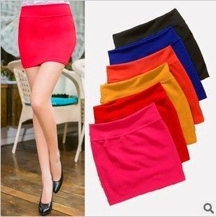 199 黒 ストレッチ マイクロミニ スカート_画像3