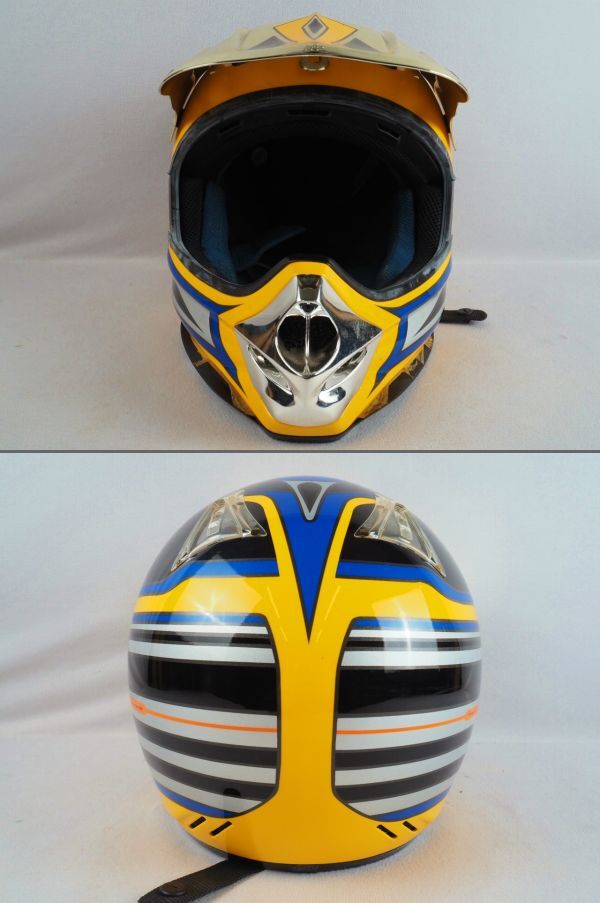 1T251117Y [.. для ] SHOEI Shoei VFX-R Toro ili- дизайн Troy Lee мотокросс off-road шлем XL размер Junk 