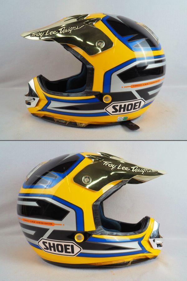 1T251117Y [.. для ] SHOEI Shoei VFX-R Toro ili- дизайн Troy Lee мотокросс off-road шлем XL размер Junk 
