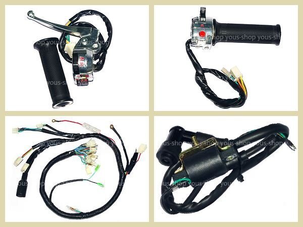 モンキー ゴリラ ダックス カブ 12v ハーネスセット 4miniバイク_画像3