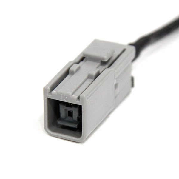 ю 【メール便送料無料】 クラリオン 2008年モデル NX808 高感度！ GPSアンテナ ナビ 汎用 コネクター 防水 マグネット 灰色 角型_画像2