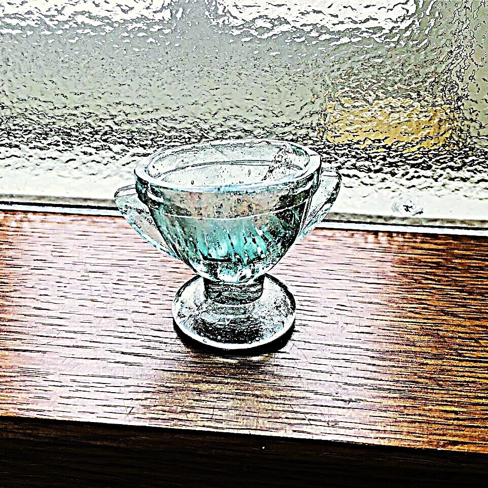 ペロペロ デカペロ 優勝カップ アクア色 舐め菓子瓶トロフィー 大ペロ ミニチュア 和ガラス 戦前 玩具 検索:金平糖 ニッキ水 おはじき 玩具_画像10