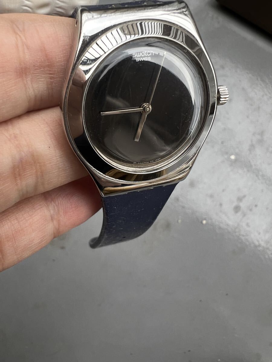 Swatch 腕時計 swatch ブラック文字盤_画像4