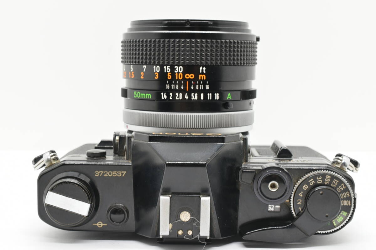 Canon Canon AE-1 Black 35mm Film Camera пленочный фотоаппарат FD 50mm f/1.4 S.S.C Prime Lens ручной диапазон фокусировки линзы TN71919T