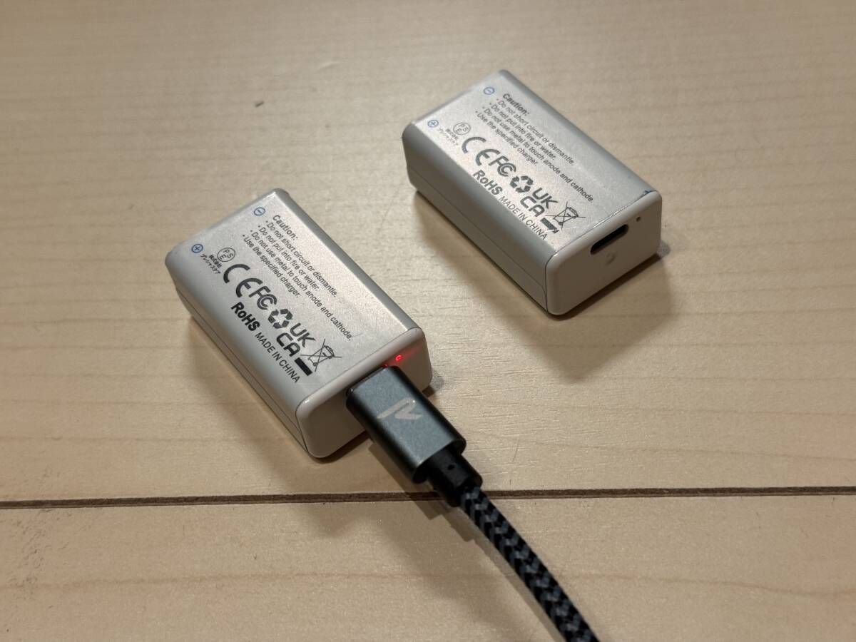 ENEGON 9V заряжающийся батарейка 2 шт 