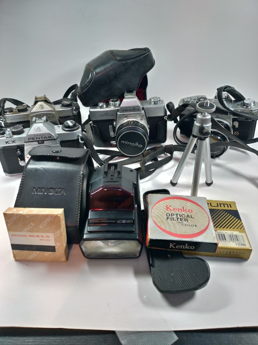 vmpd7-1116-24 однообъективный зеркальный ASAHI PENTAX SP (SPOTMATIC)ASAHI PENTAX KX*MINOLTA SRT101*Canon FT QL др. большое количество утиль суммировать редкий предмет 