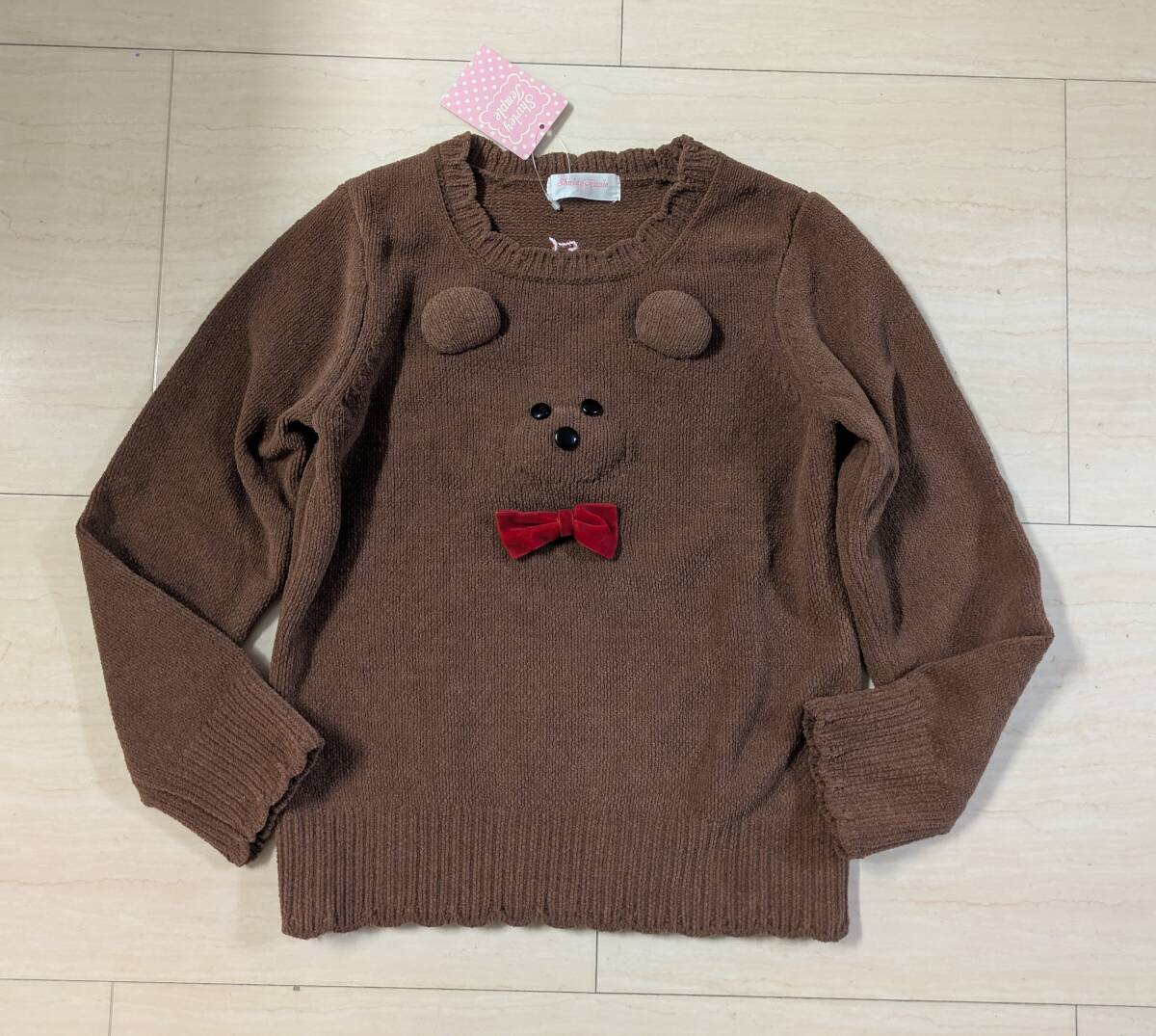 未使用タグ付　シャーリーテンプル　セーター　サイズ140_画像1