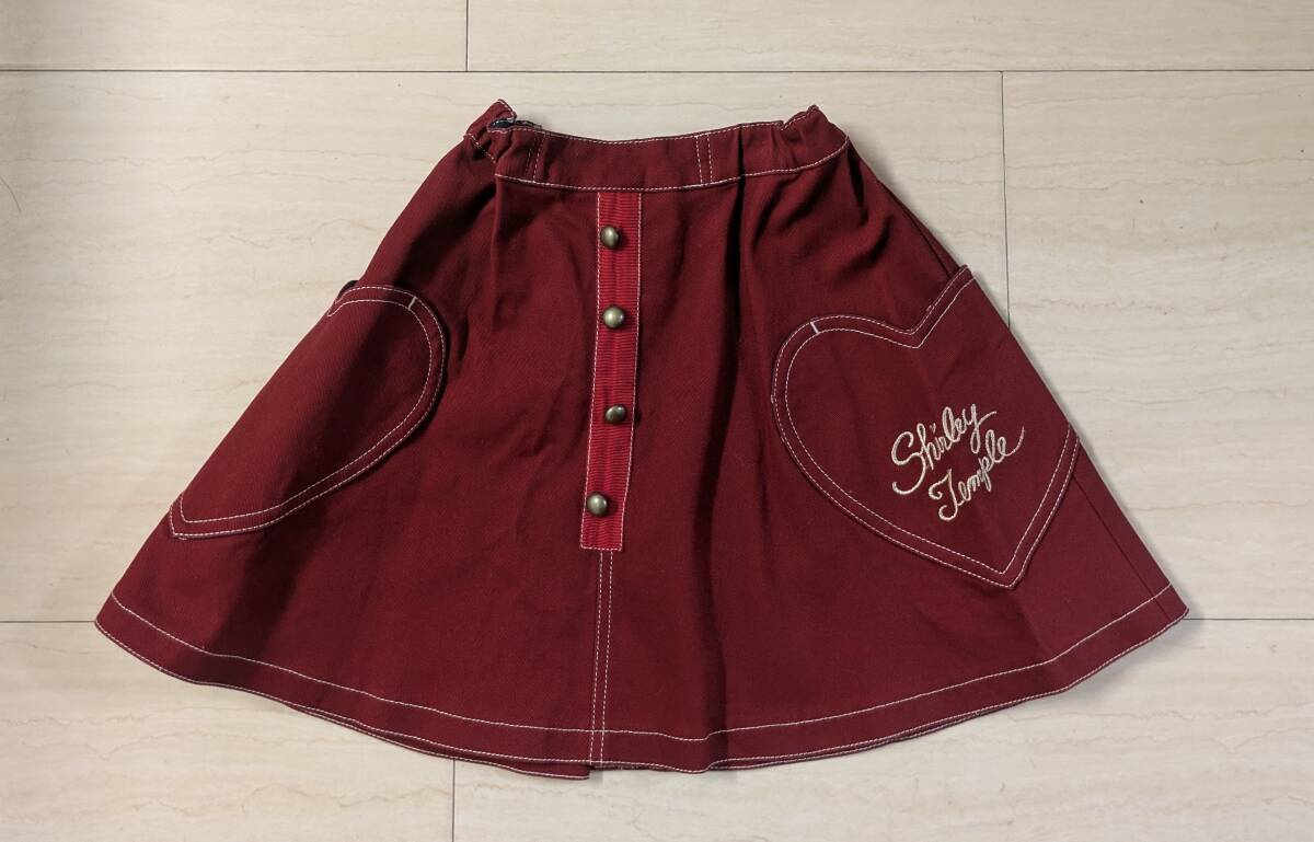 新品同様　シャーリーテンプル　スカート　サイズ120_画像1