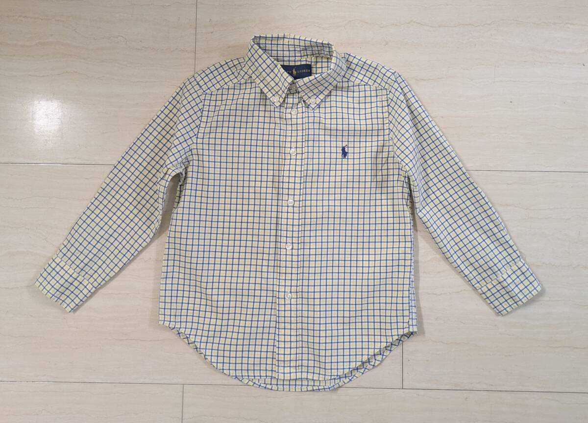 着用少　ラルフローレン　長袖シャツ　サイズ110_画像1