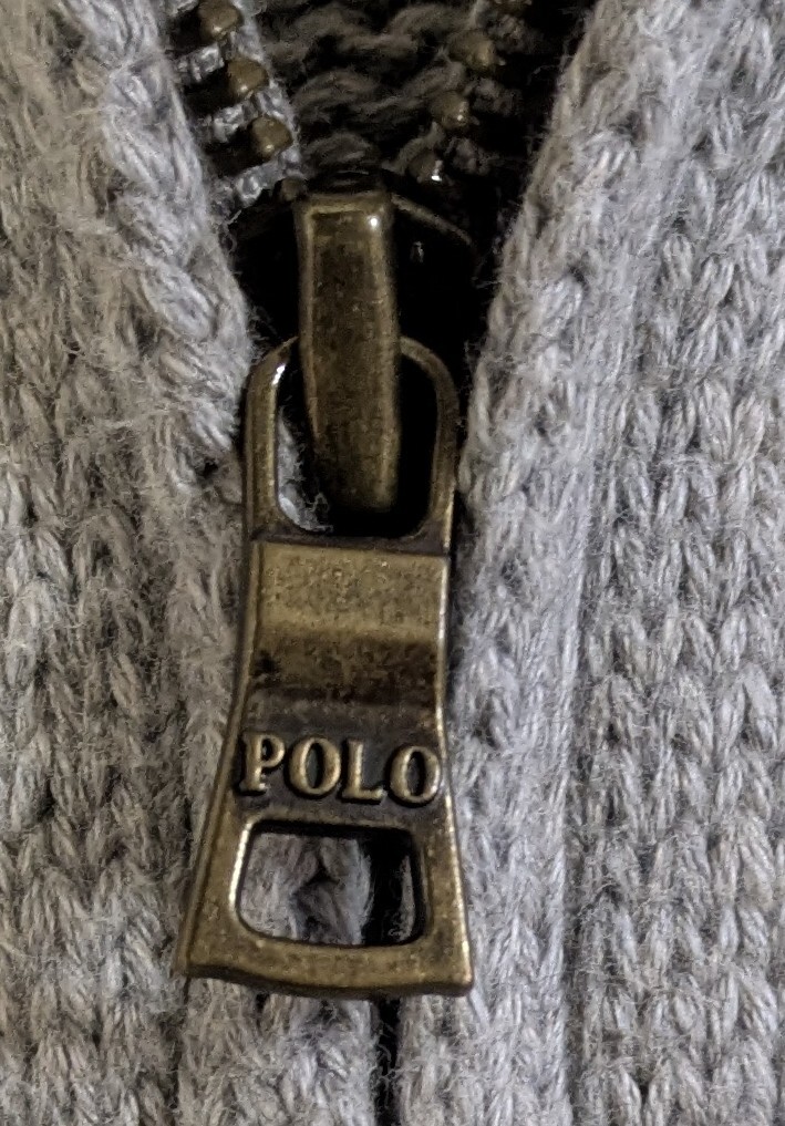 ラルフローレン　ビッグポニー　ジップアップ　ニットカーディガン　サイズ150_画像3