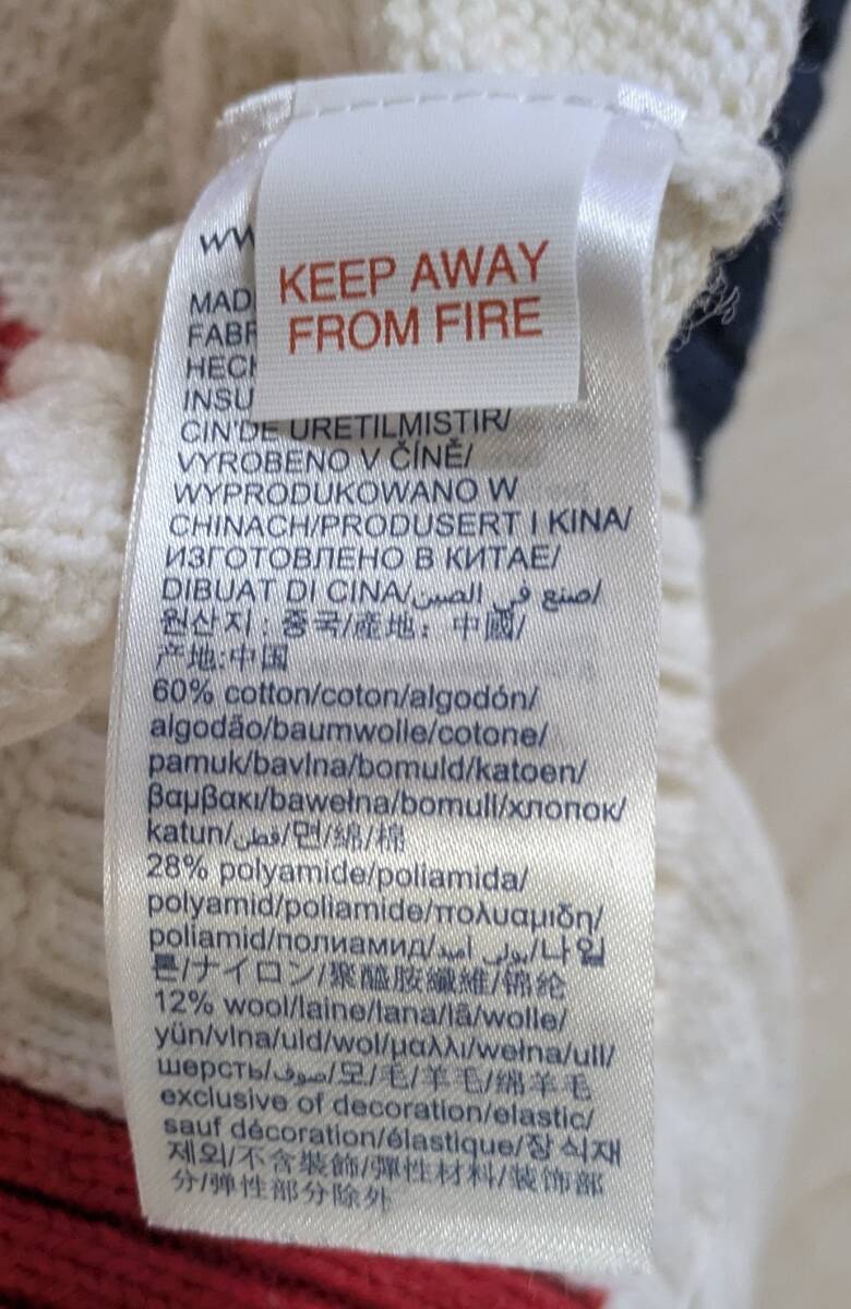 トミーヒルフィガー　セーター　毛配合　サイズ152_画像5