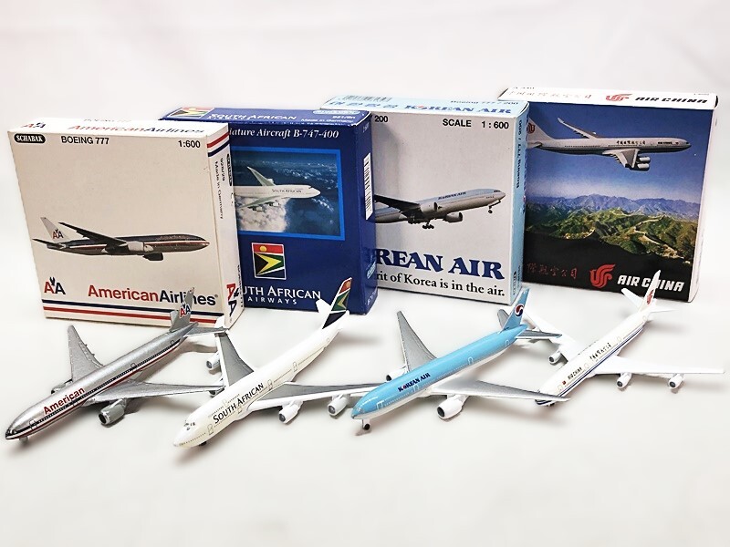 シャバク 1/600 エアチャイナ A340・アメリカン航空 B777 他 ※画像参照:箱傷み/機体劣化や傷み 飛行機模型 同梱OK 1円スタート★S_画像1