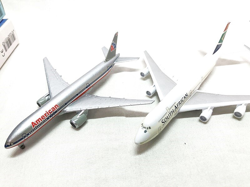シャバク 1/600 エアチャイナ A340・アメリカン航空 B777 他 ※画像参照:箱傷み/機体劣化や傷み 飛行機模型 同梱OK 1円スタート★S_画像3