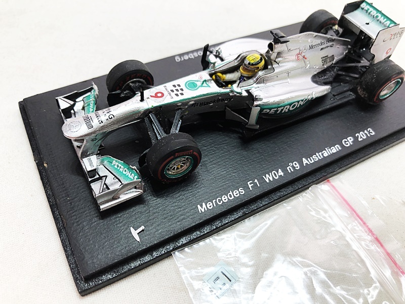  Junk * Spark 1/43 Mercedes F1 W04 #9 Австралия GP 2013 др. * дополнение ссылка : повреждение есть * текущее состояние распродажа товар миникар 1 иен старт *S