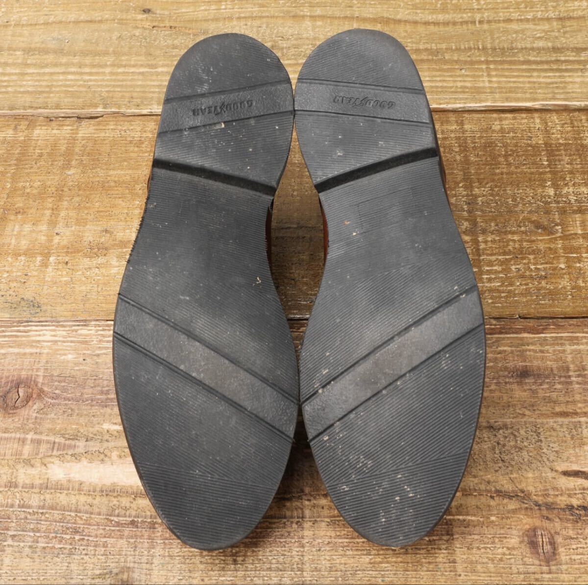 J&Mジョンストン&マーフィー◆キャップトゥ レザーシューズ◆ブラウン◆US10/28cm _画像6