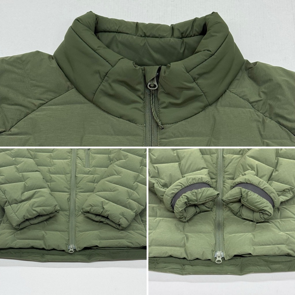 237-BY42) 美品 Mountain Hardwear Stretch Down Jacket サイズM OM9931 マウンテンハードウェア ストレッチ ダウンジャケット グリーン_画像6