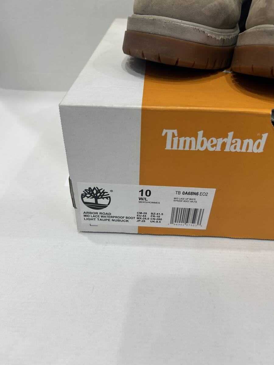 268-MH01) б/у текущее состояние товар Timberland водонепроницаемый ботинки 28cm 0A68N6 сигареты запах иметь a- балка load Timberlandn задний кожа обувь 