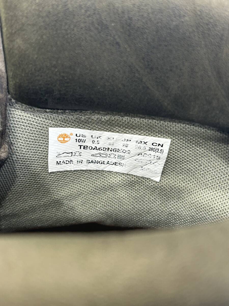 268-MH01) б/у текущее состояние товар Timberland водонепроницаемый ботинки 28cm 0A68N6 сигареты запах иметь a- балка load Timberlandn задний кожа обувь 