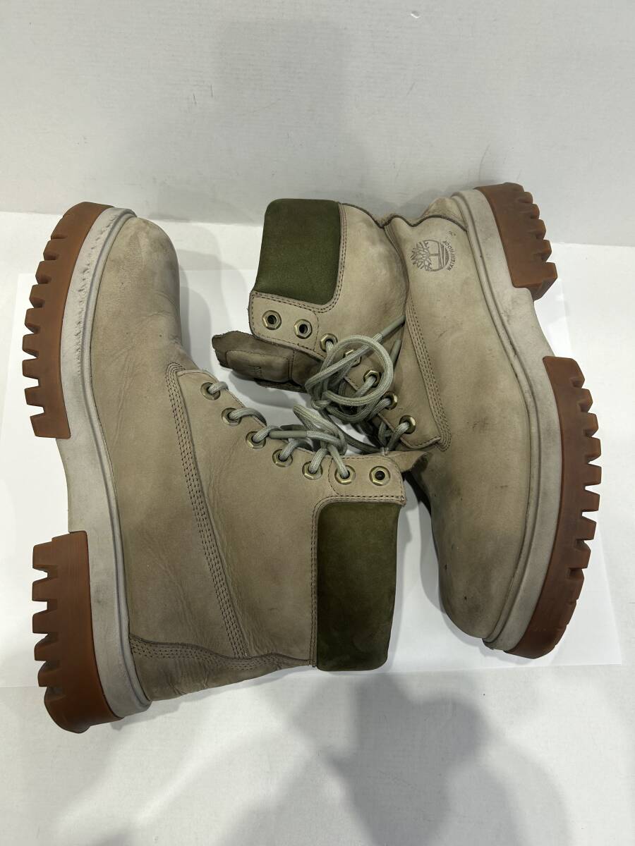 268-MH01) б/у текущее состояние товар Timberland водонепроницаемый ботинки 28cm 0A68N6 сигареты запах иметь a- балка load Timberlandn задний кожа обувь 