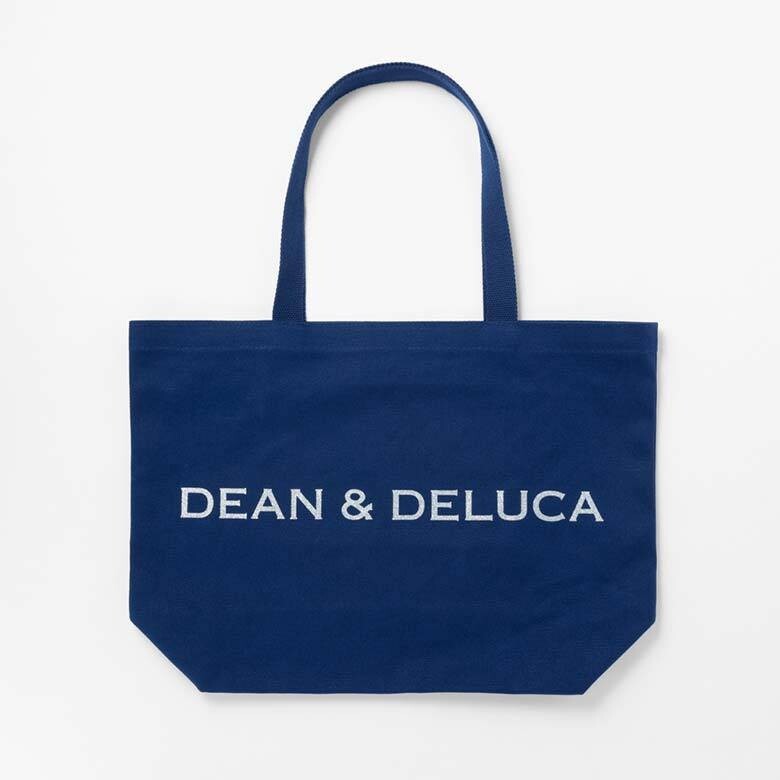 「新品未使用品」 ディーンアンドデルーカ チャリティートートバッグ ラピスブルー Lサイズ 完売商品_画像2