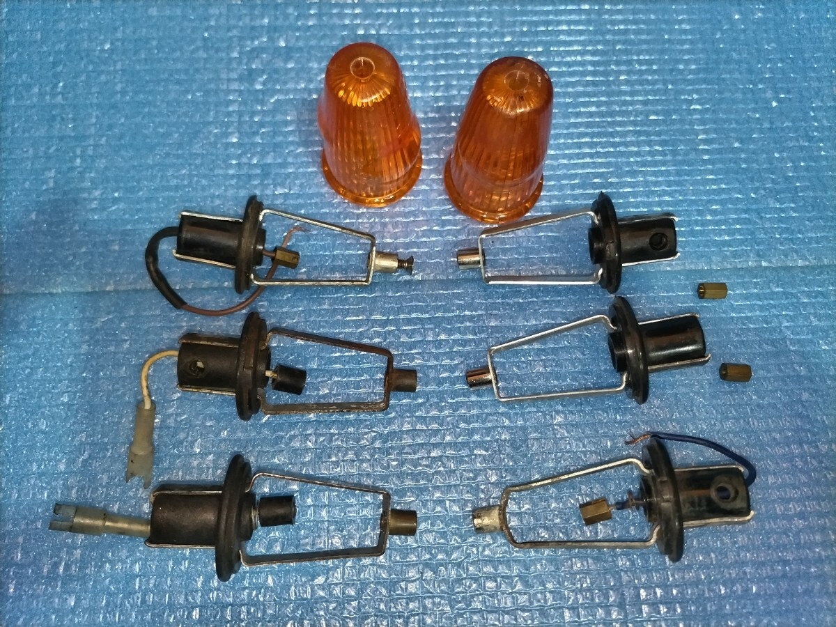 ベスパ　vespa 50s v100 ET3 ウインカー　6個とオマケレンズ２個_画像1