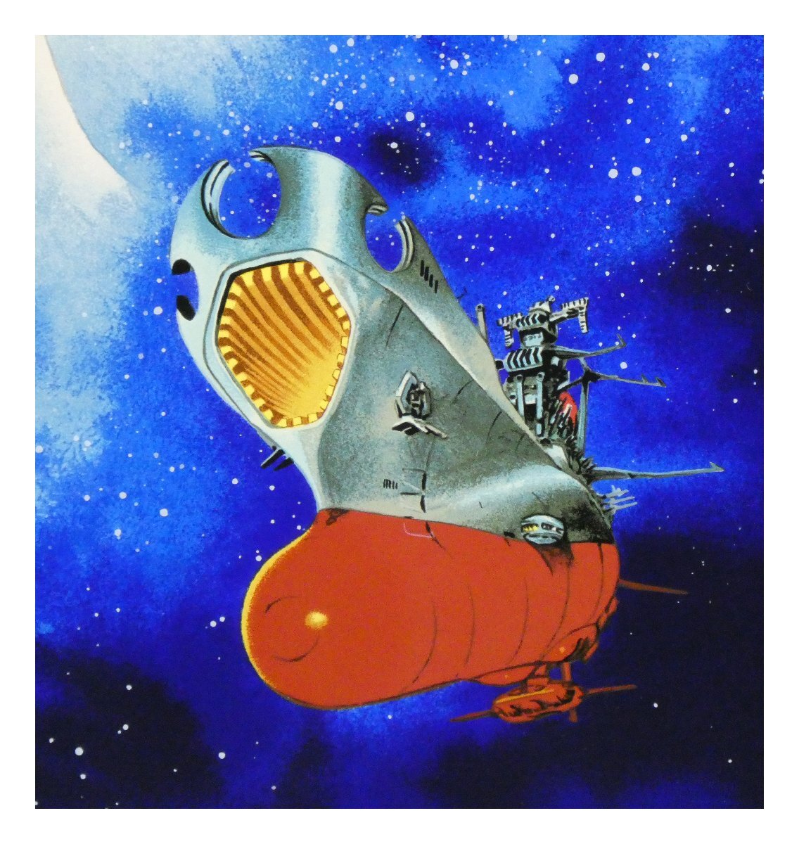 祥【真作】 松本零士 「 スターシャの誘い 」 2003年 シルクスクリーン 約15号大 サイン有 超人気作家 宇宙戦艦ヤマト 【 ギャラリー祥 】_画像6