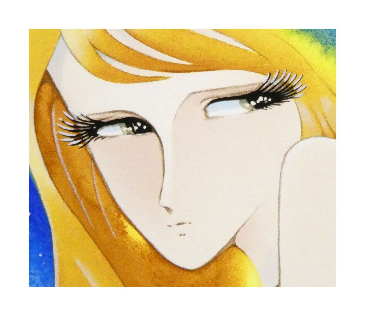 祥【真作】 松本零士 「 スターシャの誘い 」 2003年 シルクスクリーン 約15号大 サイン有 超人気作家 宇宙戦艦ヤマト 【 ギャラリー祥 】_画像5