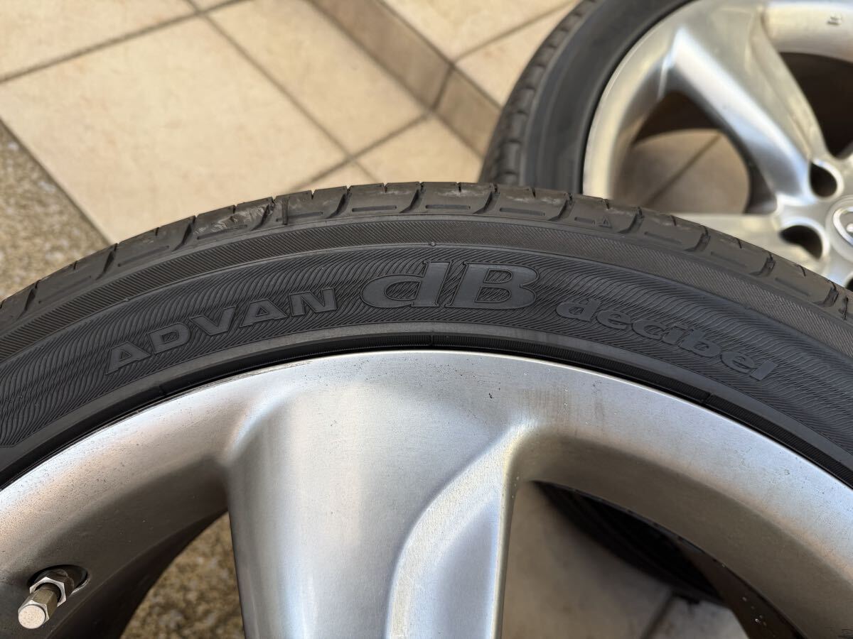 レクサス GS350 純正アルミ ヨコハマ dB 走行少ない バリ山_画像6