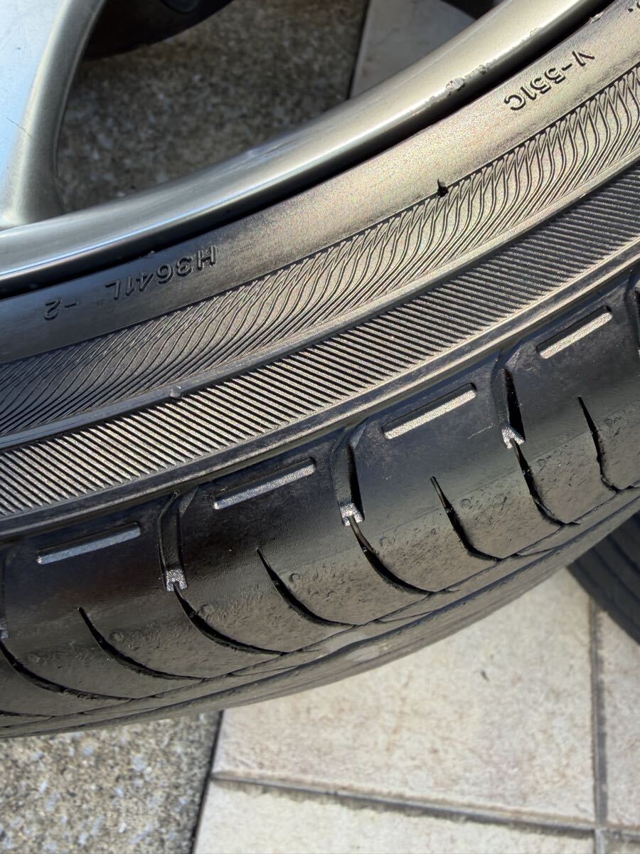 レクサス GS350 純正アルミ ヨコハマ dB 走行少ない バリ山_画像2