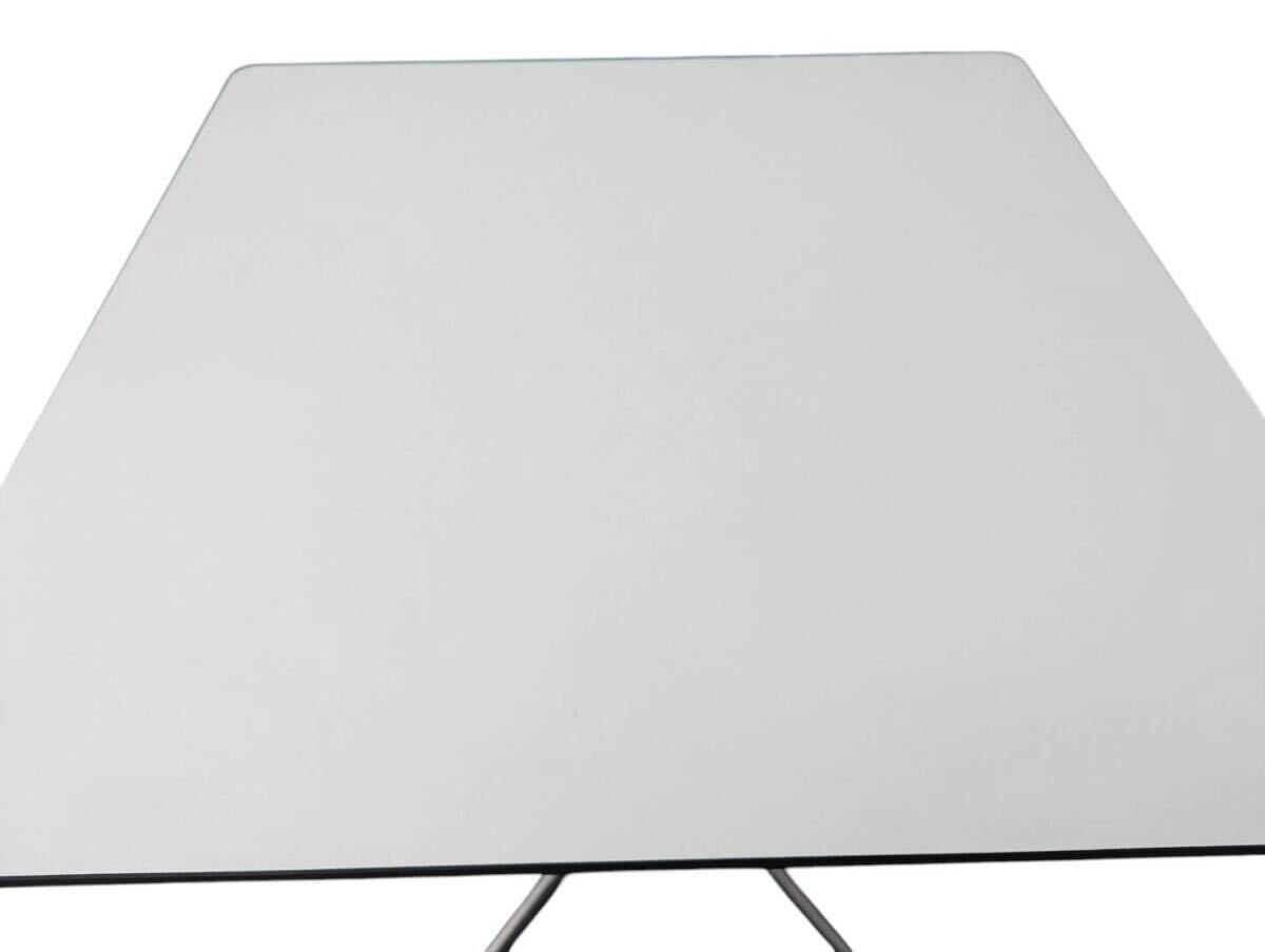 【美品】lapalma ラパルマ セルツ スクエアテーブル W600 D600 H720 ホワイト オフィス 店舗 テーブル ⑥_画像3