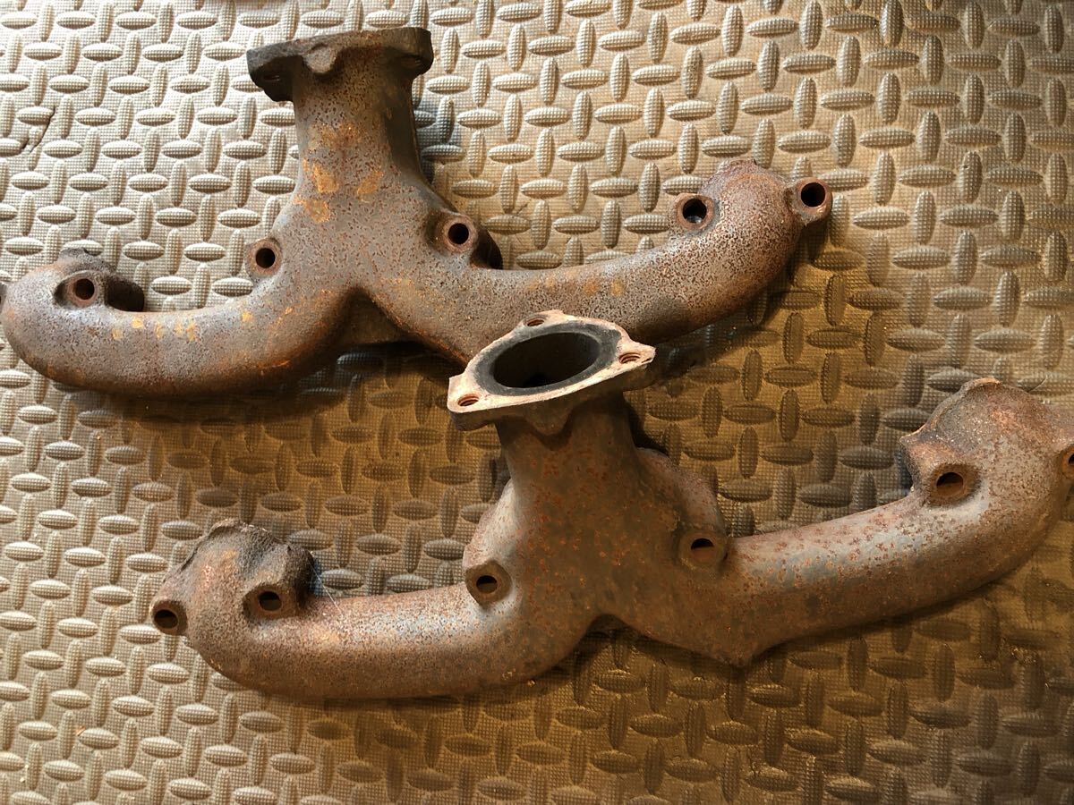 エキマニ★ラムホーン★Chevy 305 350 383鋳鉄★マニホールド★コルベット★インパラ★シェベル★ホットロッド_画像1