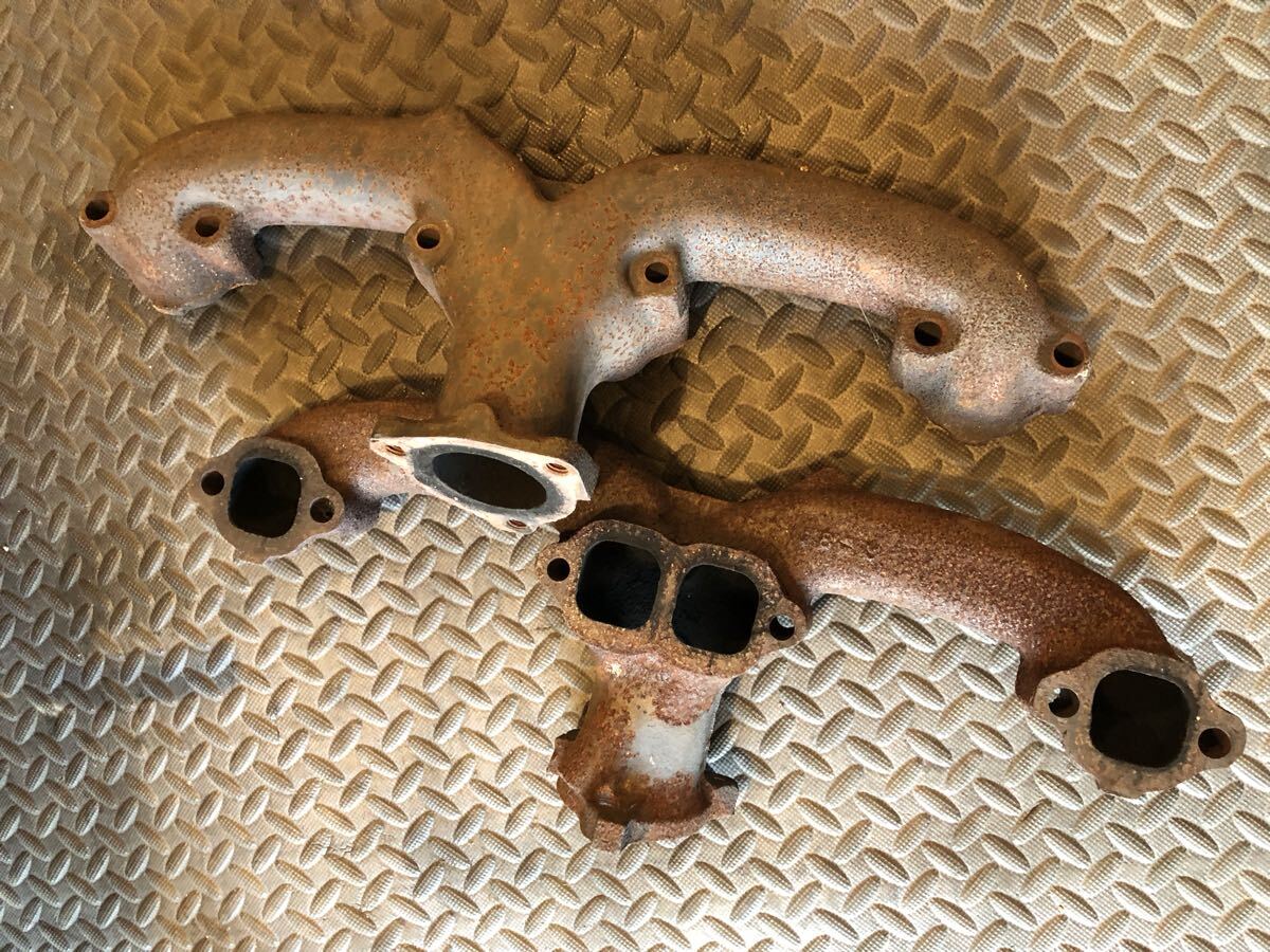 エキマニ★ラムホーン★Chevy 305 350 383鋳鉄★マニホールド★コルベット★インパラ★シェベル★ホットロッド_画像2