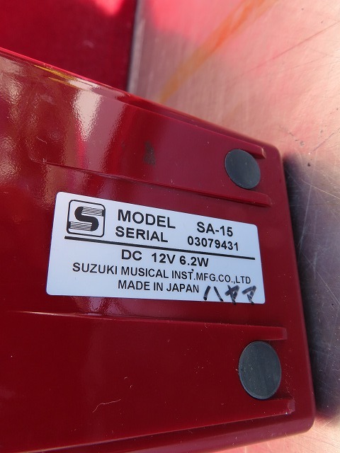 Z☆SUZUKI MUSICAL SA-15　大正琴アンプ ◎音出し確認済_画像4