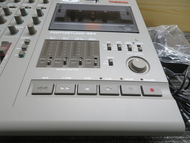 E*TASCAM 424 PORTASTUDIO источник питания адаптер с руководством пользователя * простой рабочее состояние подтверждено 